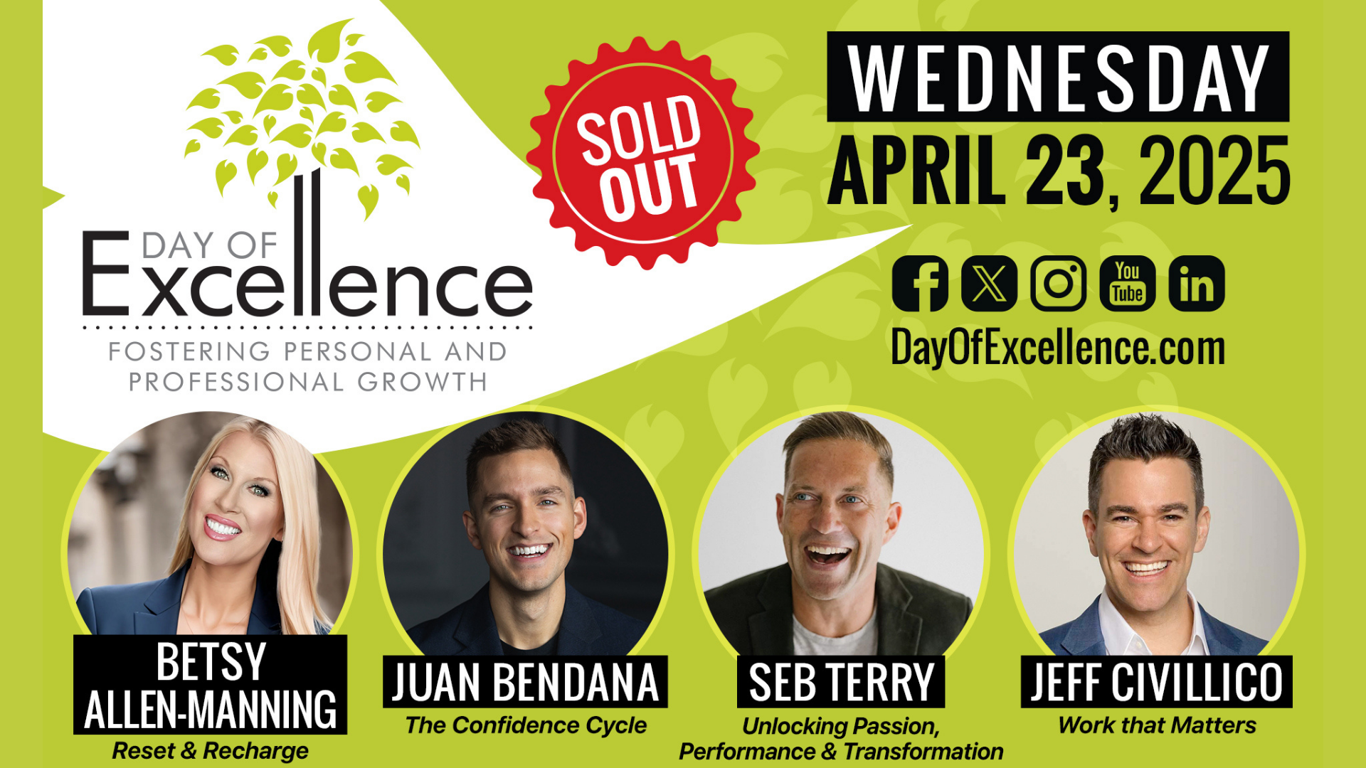 Day of Excellence email banner
