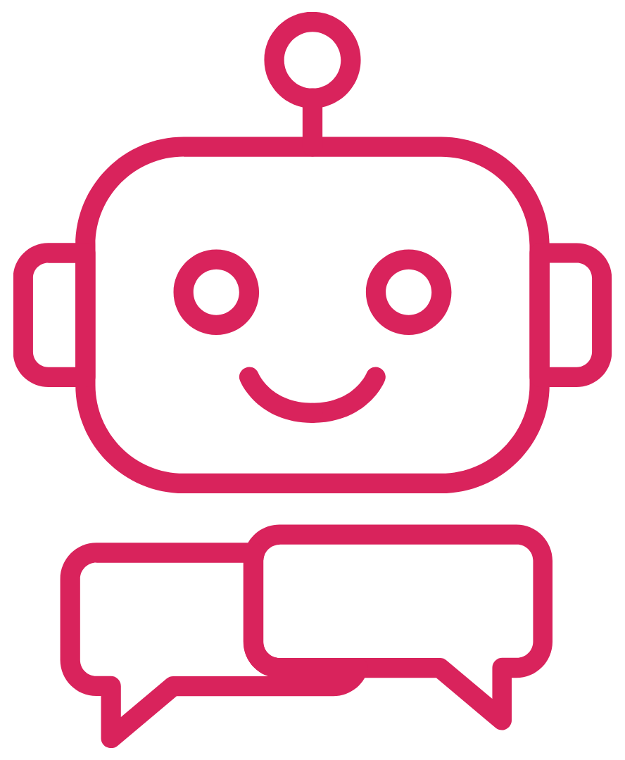 Image of AI chatbot clipart