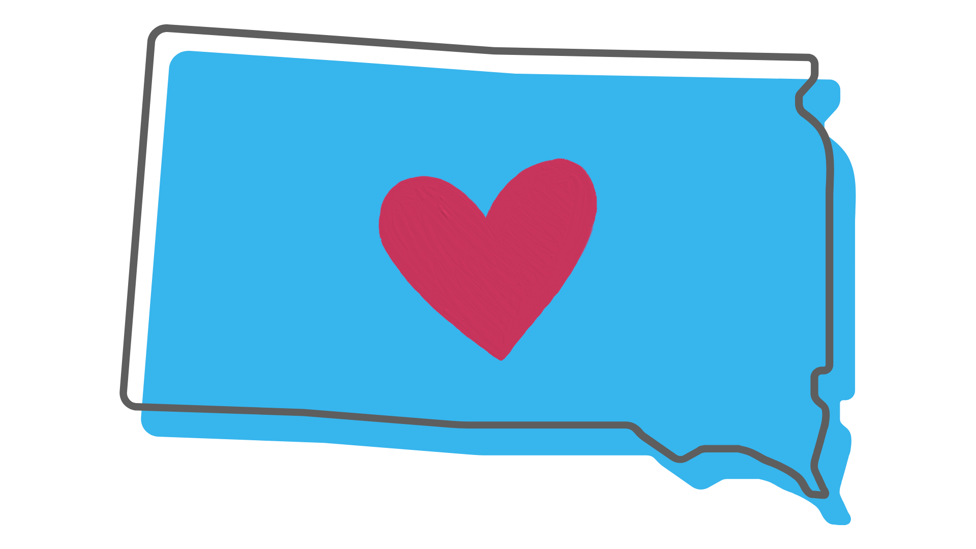RoShamBo Blog Posts (Video) (10) South Dakota icon with heart
